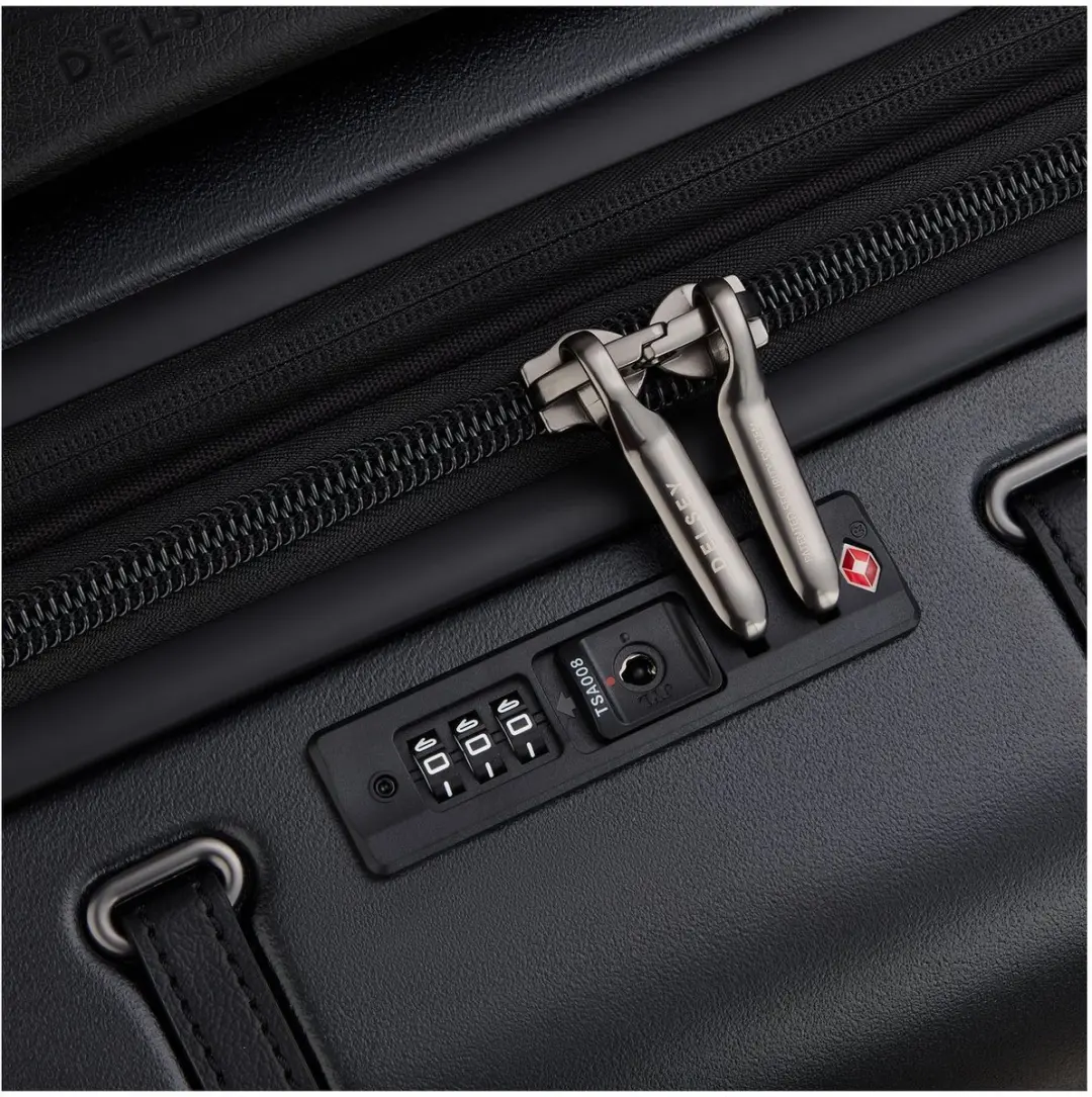 Delsey Cadence Spinner 76 cm - 102/112 liter - Deep Black - afbeelding 6 van 6