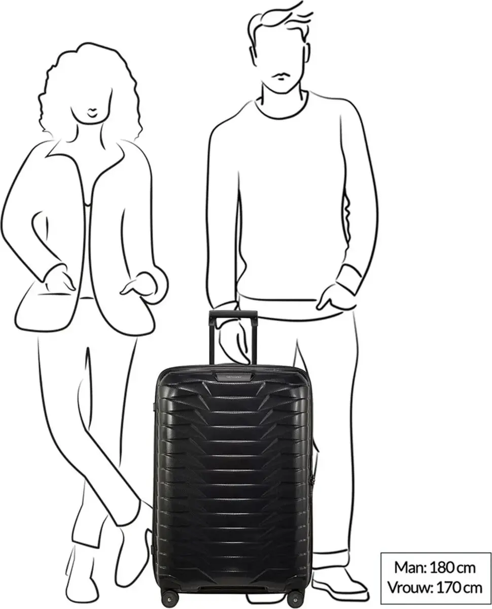 Samsonite Proxis Koffer 75cm - 98 l - Matt Climbing Ivy - afbeelding 4 van 6