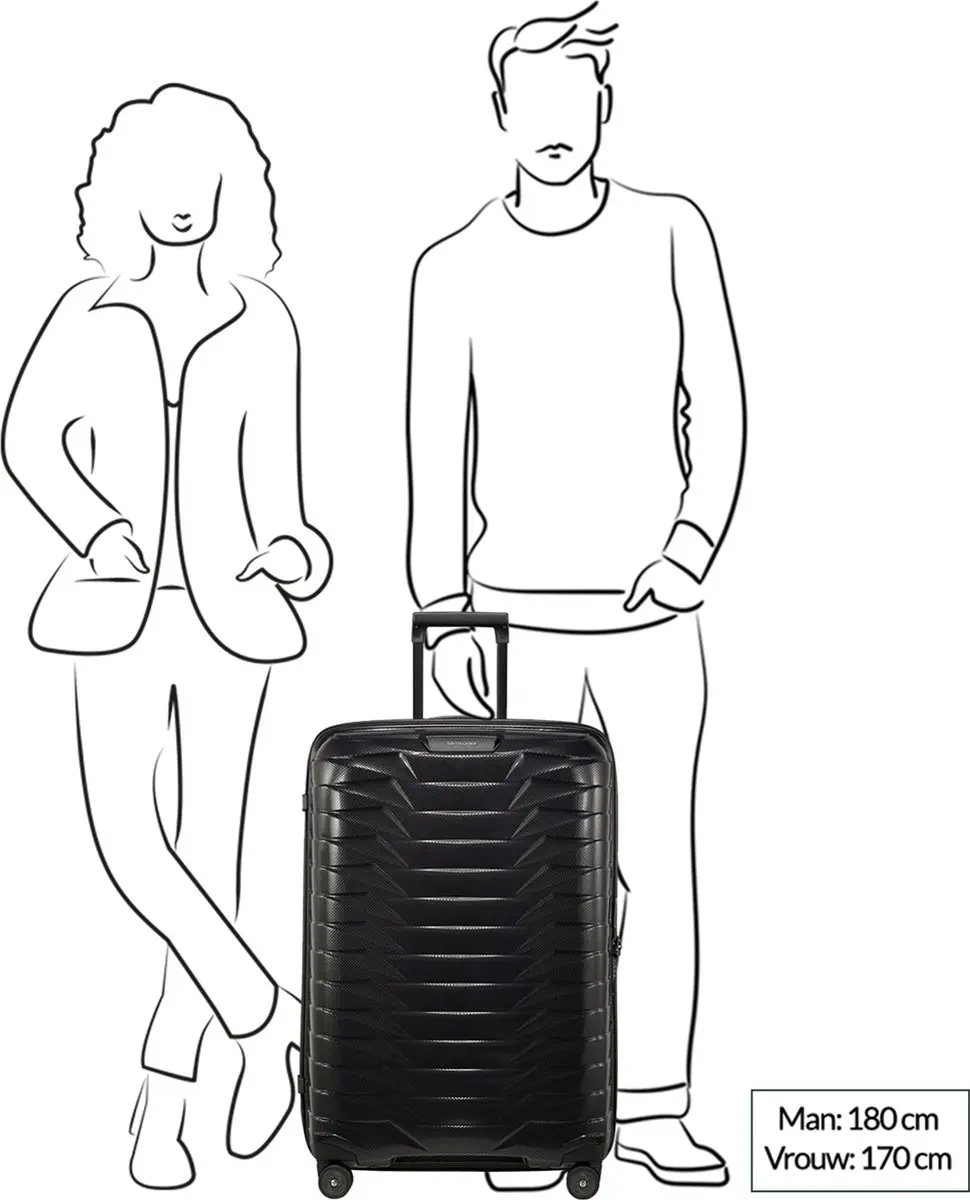 Samsonite Proxis Koffer 75cm - 98 l - Matt Climbing Ivy - afbeelding 5 van 6