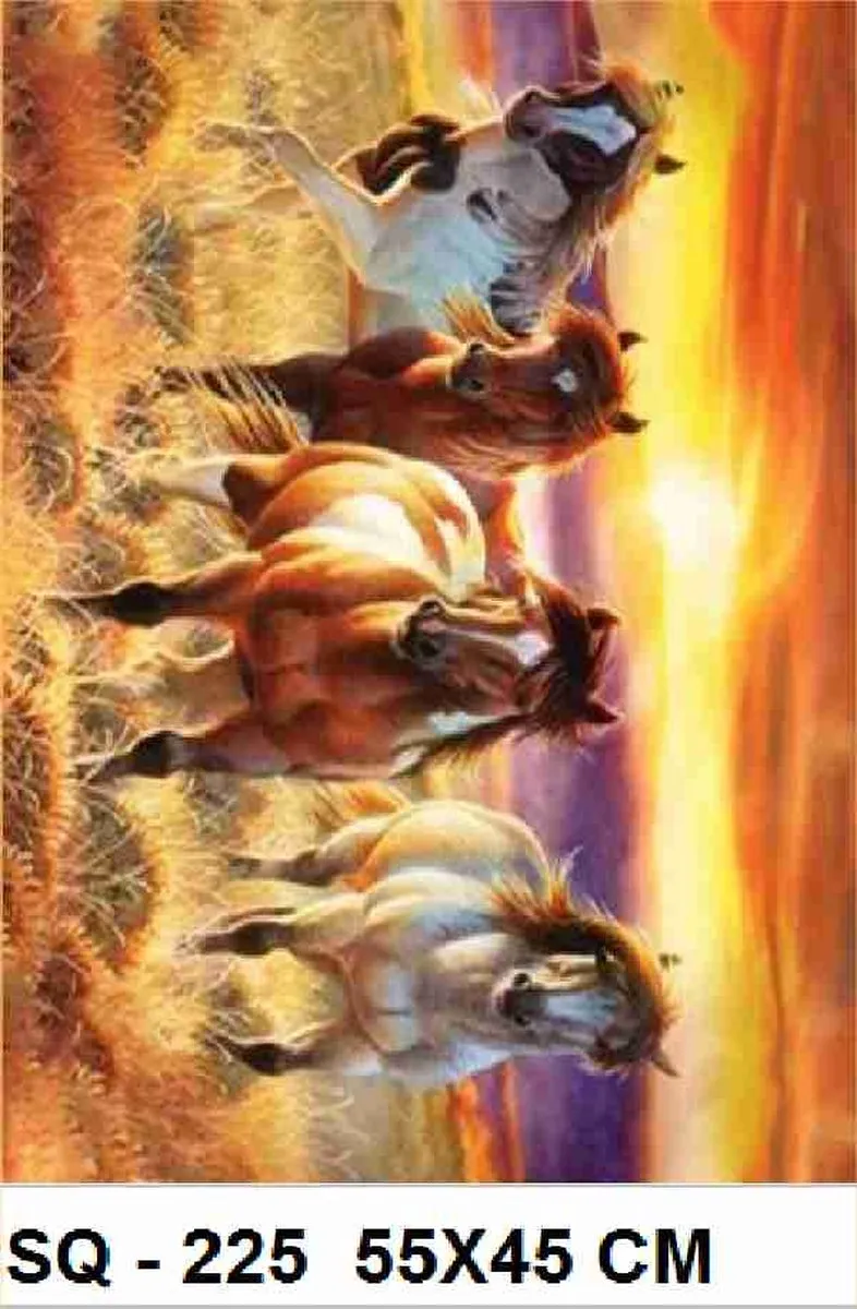 VDTOYS DIAMOND Painting VDTC225 Groot - 55x45cm - Dieren 100