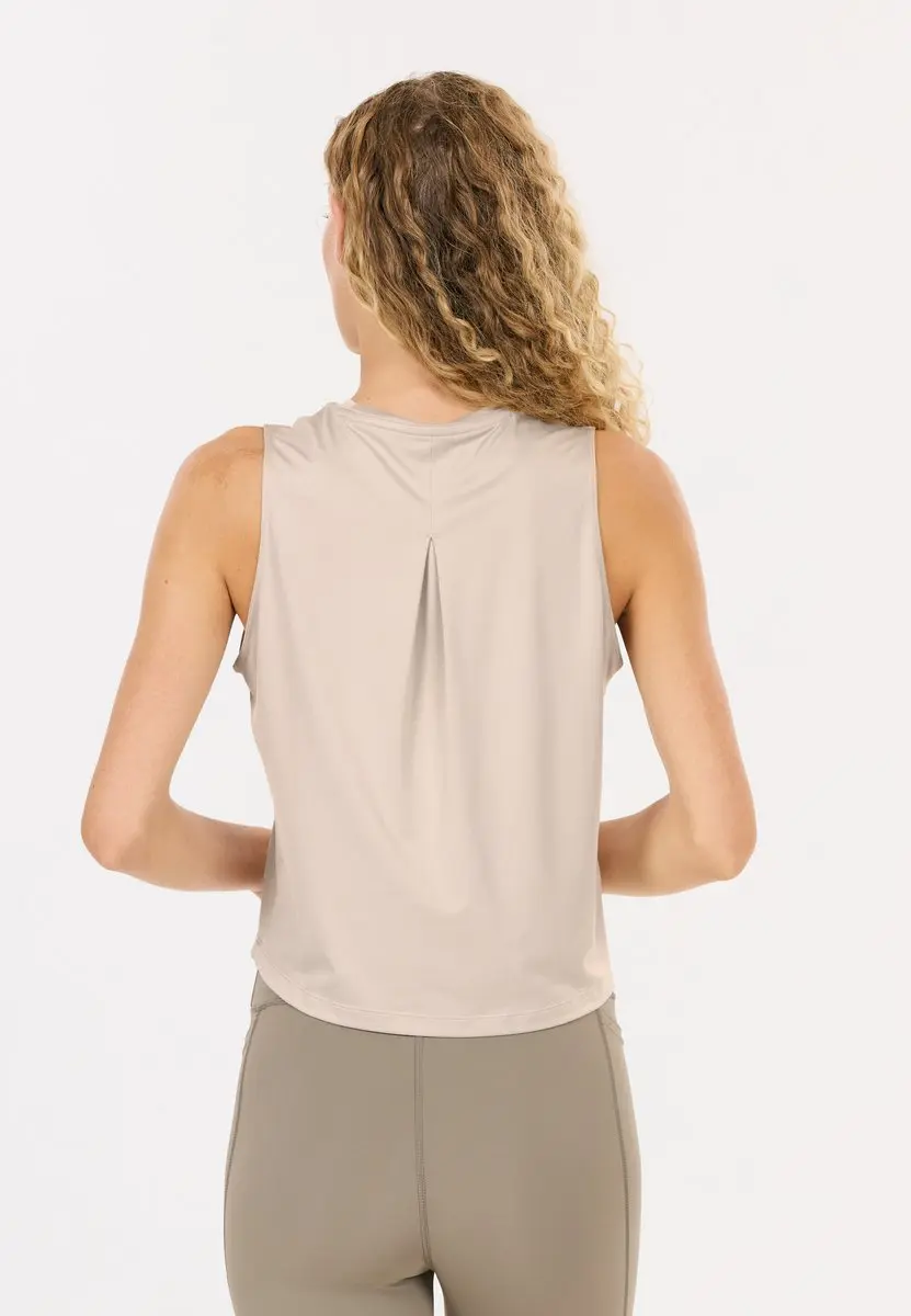 Athlecia Pacy V2 Mouwloze Damestrui - Beige - afbeelding 4 van 6