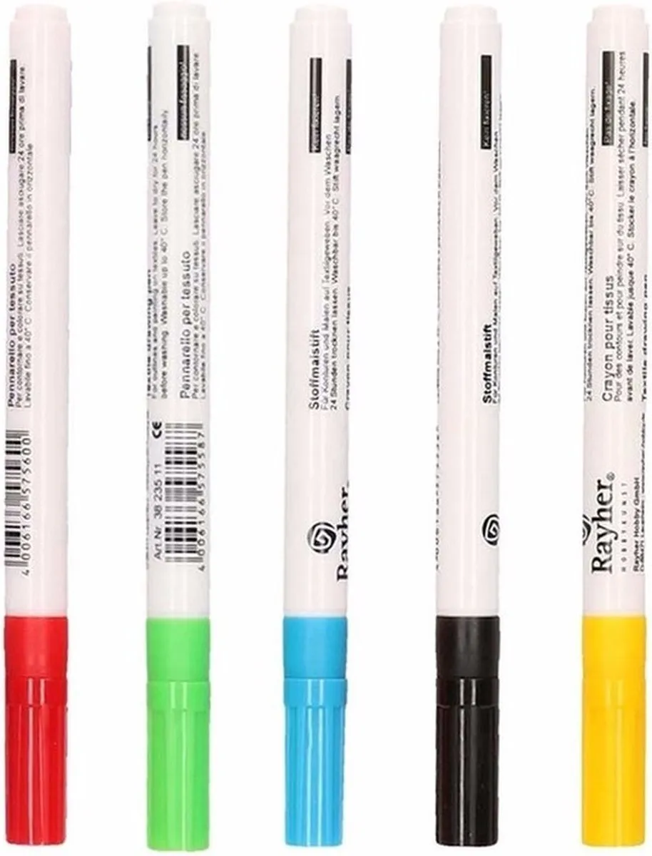 Rayher Textielstiften Set
