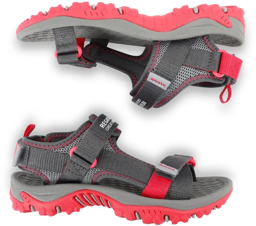 Regatta Blaze Kindersandalen - Grijs/Roze - afbeelding 3 van 6