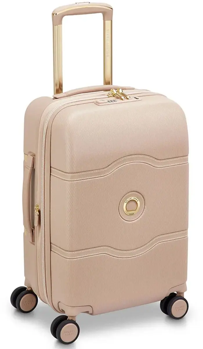Delsey Chatelet Air 2.0 Handbagage Spinner 55cm - 37L - Beige Rose - afbeelding 5 van 6