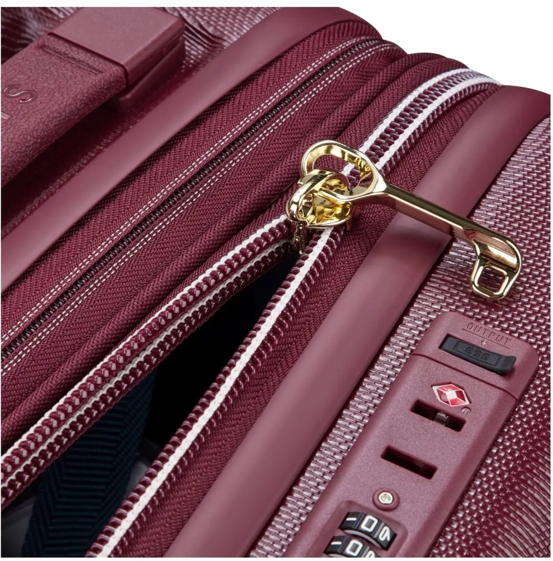 Delsey Chatelet Air 2.0 Handbagage Spinner 55cm - 37L - Burgundy - afbeelding 4 van 6