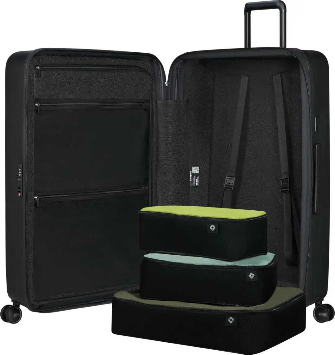 Samsonite Restackd Spinner Koffer 81cm - 138L - Zwart - afbeelding 4 van 6