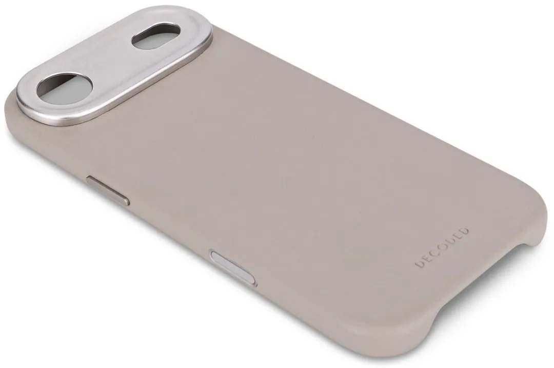 Decoded Hoesje iPhone 17 Air Premium ECCO Leer Clay Beige - MagSafe