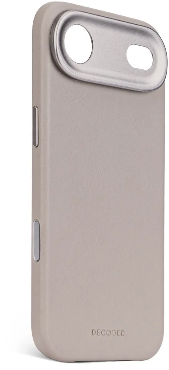 Decoded Hoesje iPhone 17 Air Premium ECCO Leer Clay Beige - MagSafe