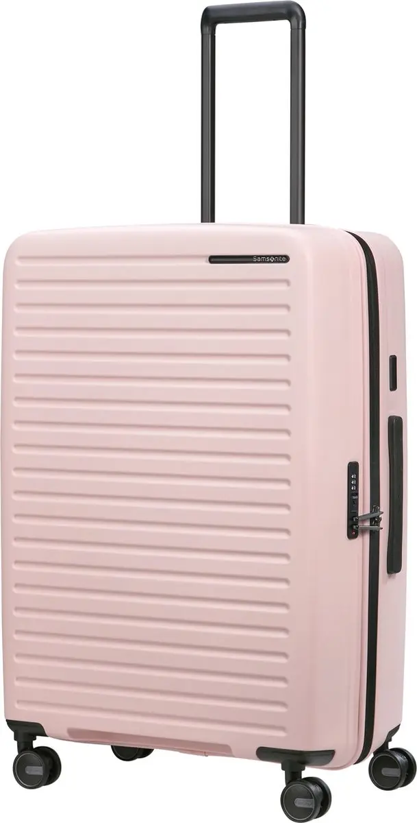Samsonite Restackd Spinner Koffer 75cm - 109 l - Rose - afbeelding 5 van 6