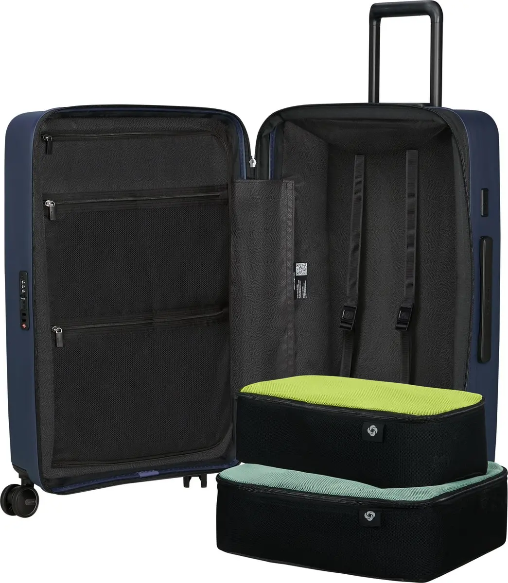 Samsonite Restackd Spinner Koffer 68cm - 79l - Midnight - afbeelding 4 van 6