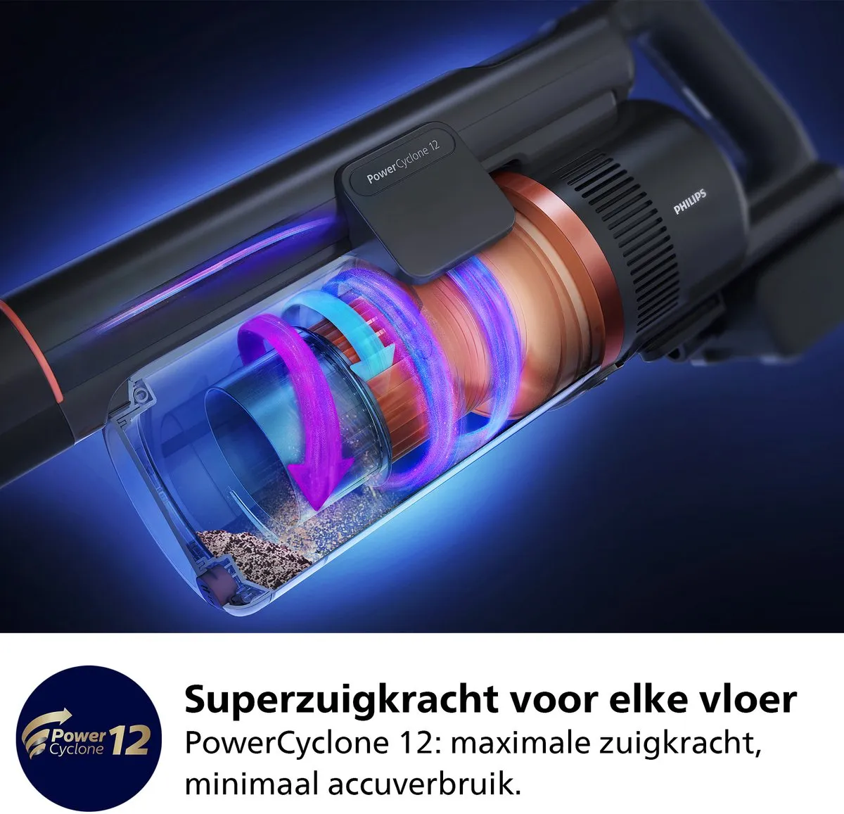 Philips Steelstofzuiger XC7055/01 Aqua - 7000-Serie - Koraalrood