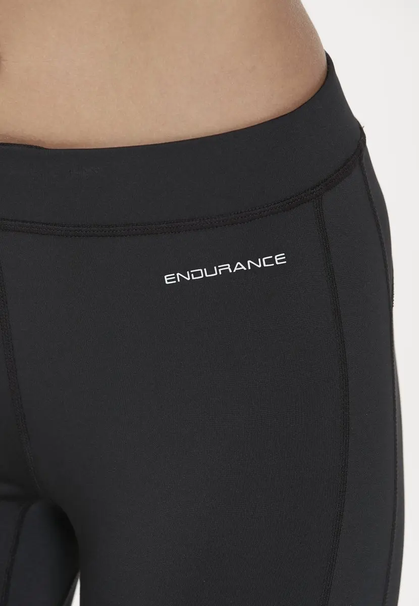 ENDURANCE Zenta W Long Run Tights - Zwart - afbeelding 5 van 6