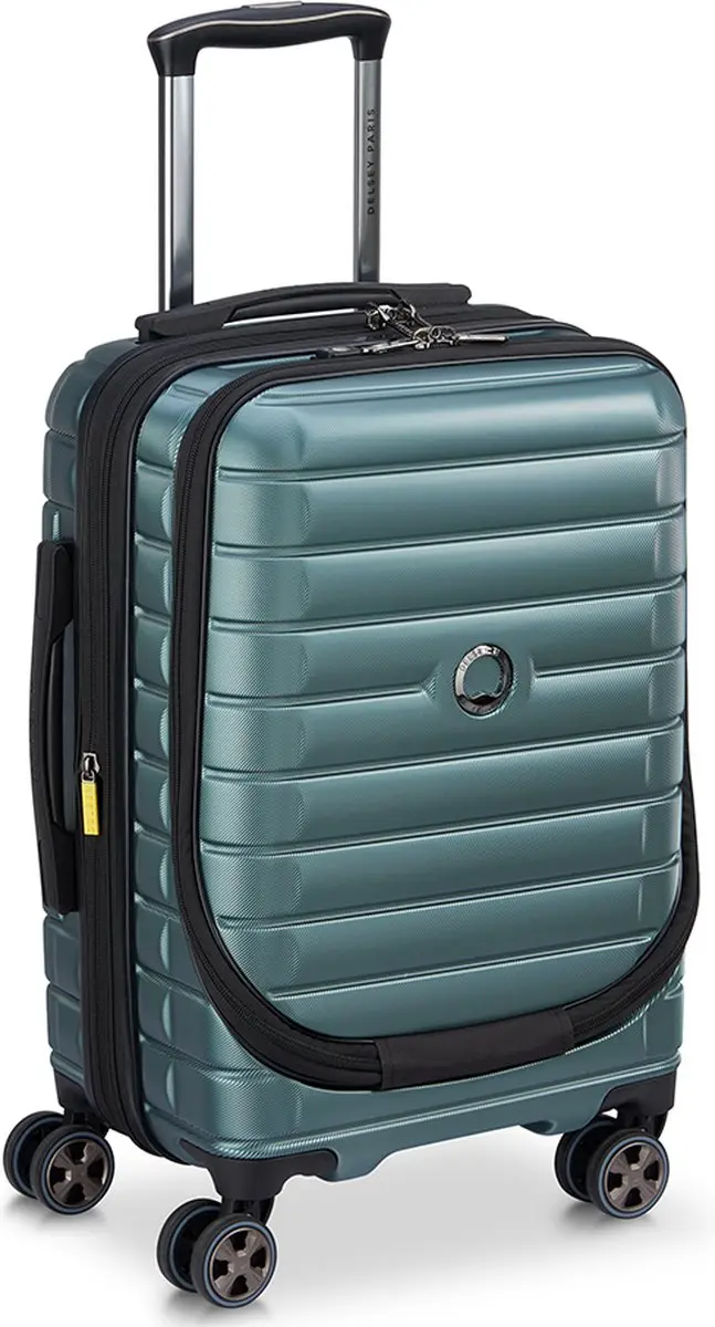 Delsey Shadow 5.0 Cabin Trolley 55cm - Expandable - Groen - afbeelding 2 van 6