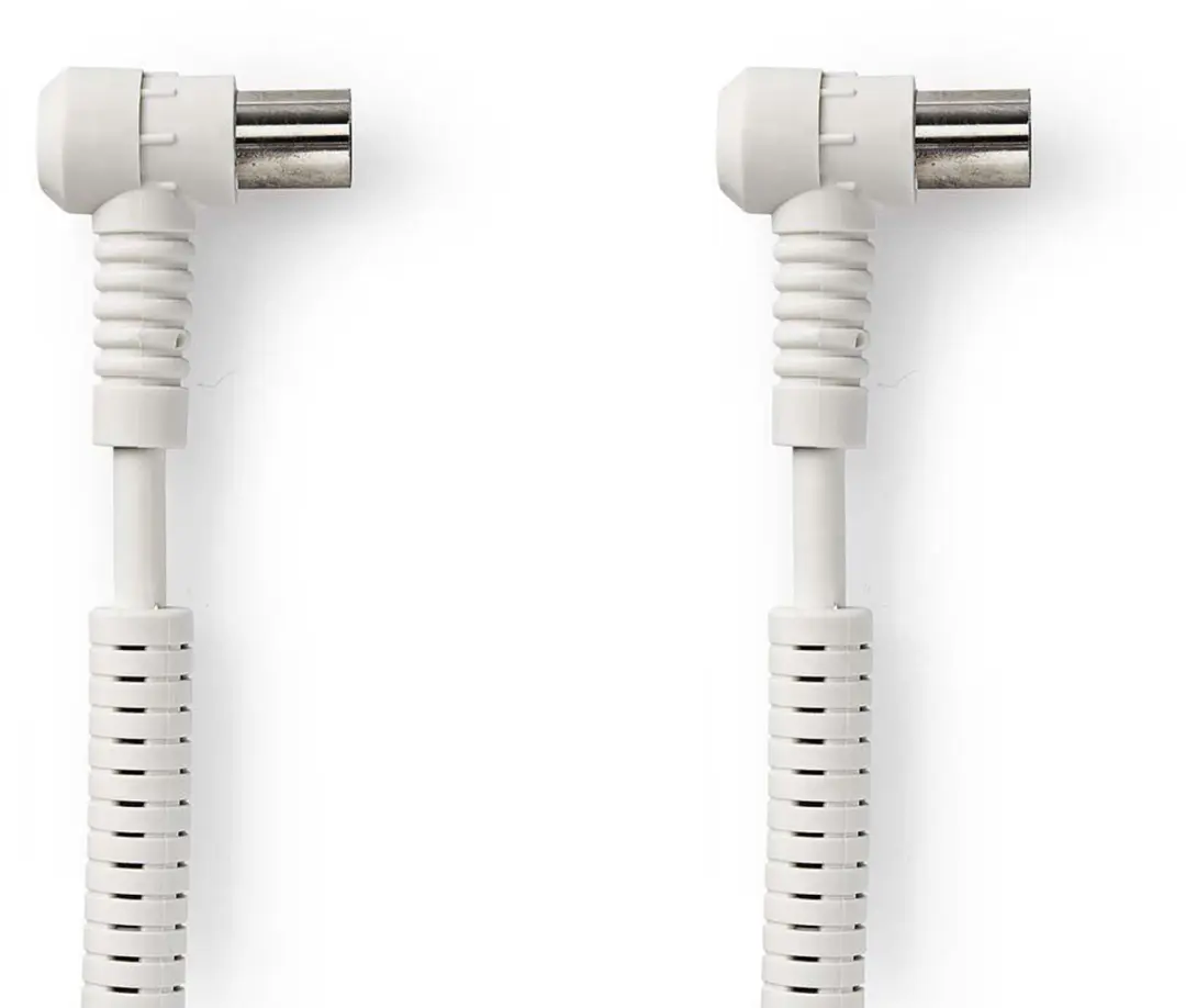 Nedis Coaxkabel IEC Male - IEC Female 5m - CSGP40120WT50 - Wit - afbeelding 5 van 5