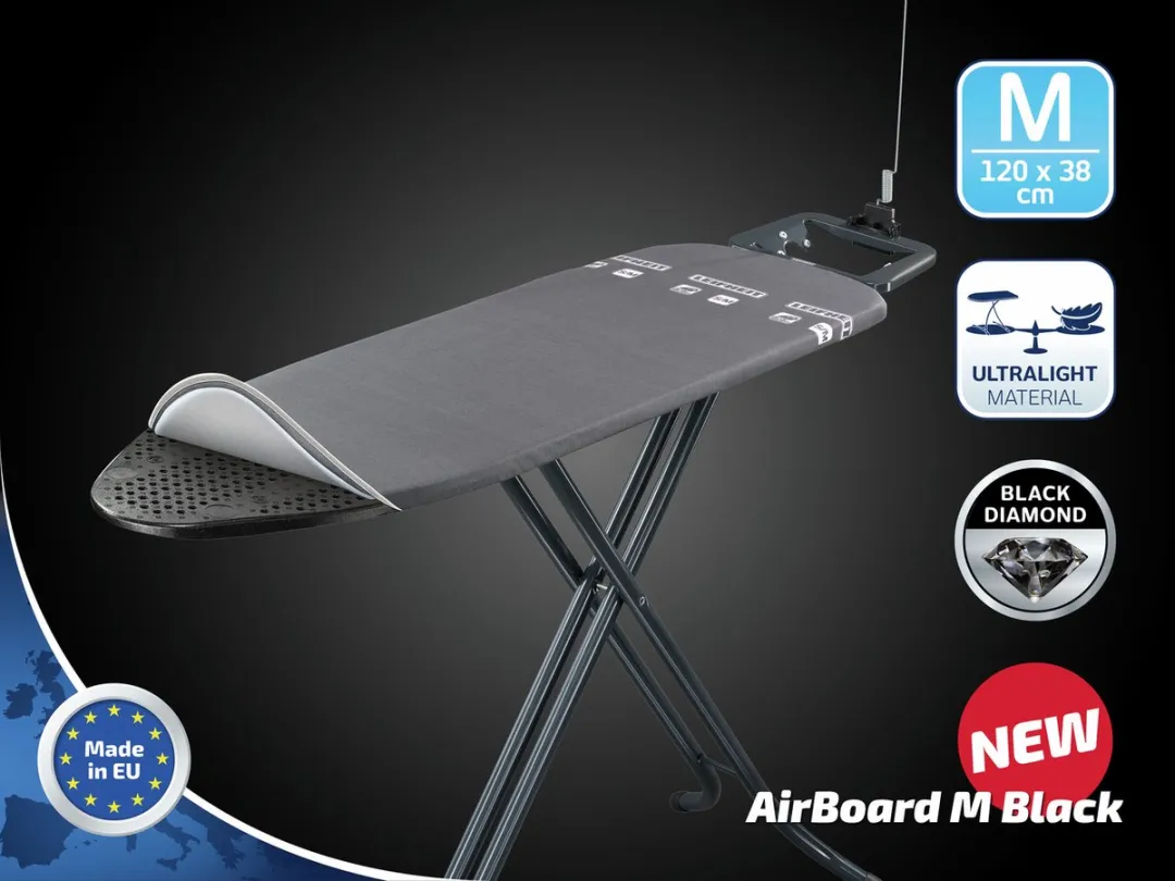 Leifheit Airboard M Strijkplank 120x38cm - Zwart