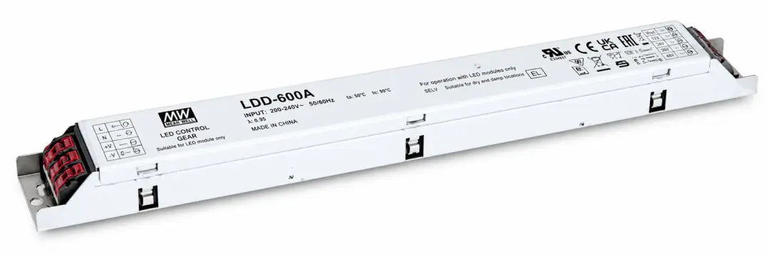 Mean Well LDC-55DA2 DALI-2 LED Constant Power Driver 55W