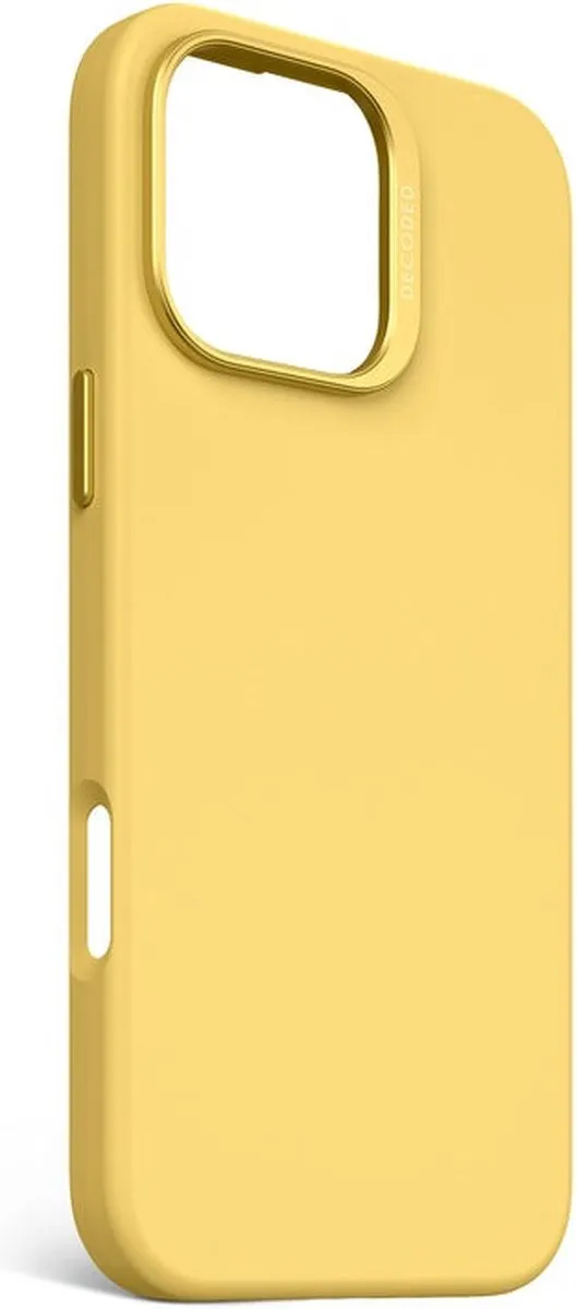 Decoded D24IP16PM-PCY Siliconen Hoesje iPhone 16 Pro Max - Popcorn Geel