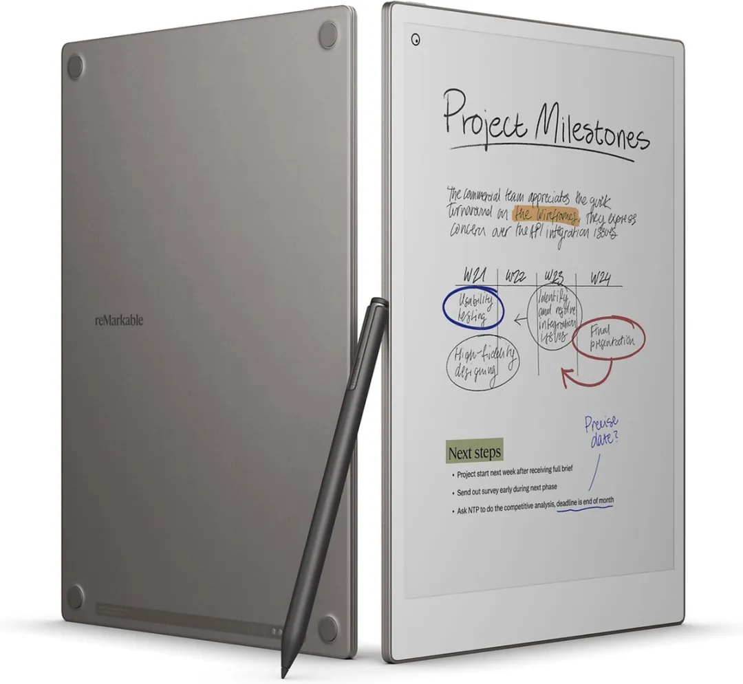 reMarkable Paper Pro + Marker Plus - 11.8" Tablet - 64GB - Grijs