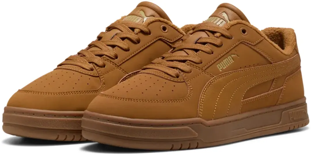 Puma Heren Caven III Winterised Sneakers Kona Brown-Coffee Milk-Gum