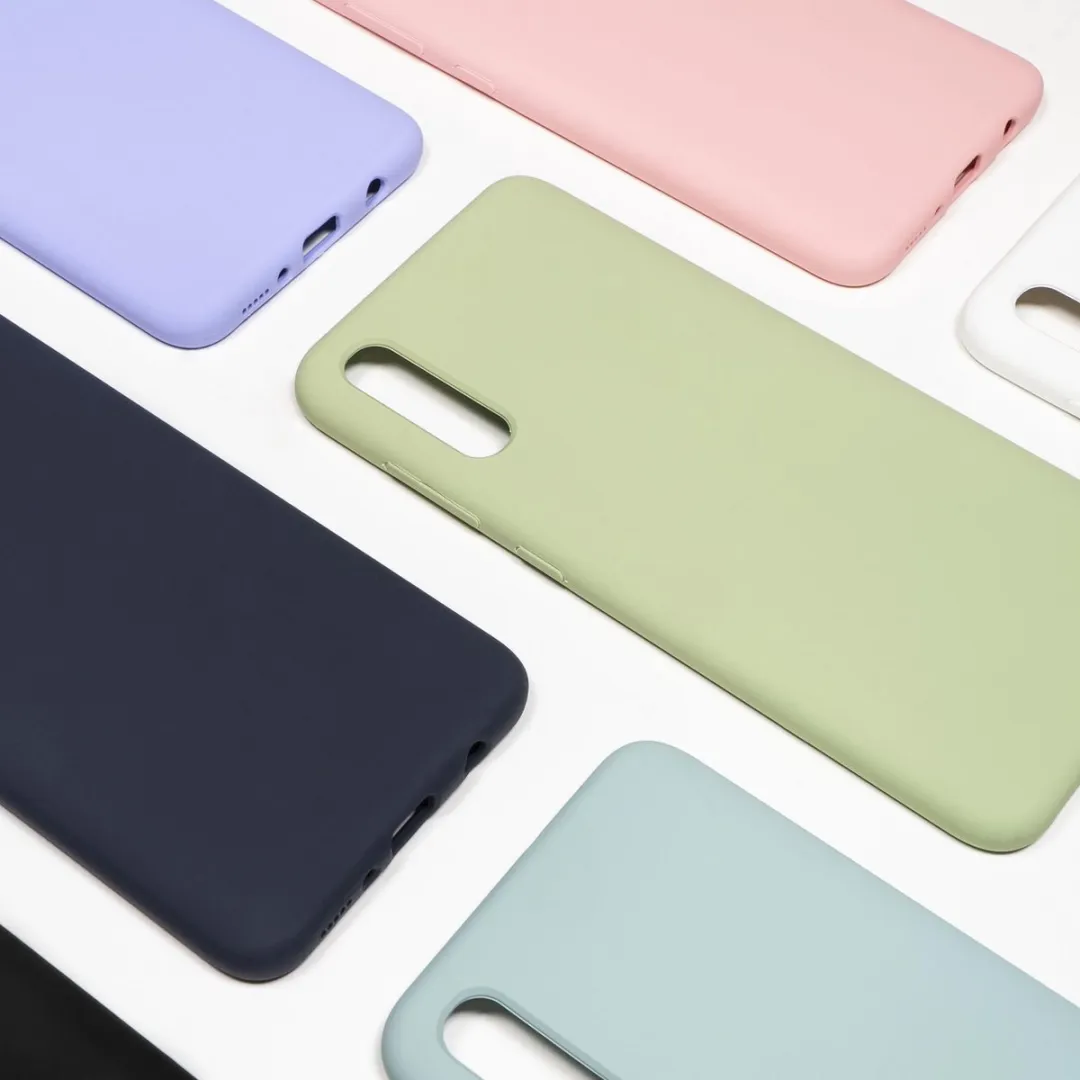 BMAX Siliconen Hoesje Samsung Galaxy A70 - Lichtroze - BMAX6135121