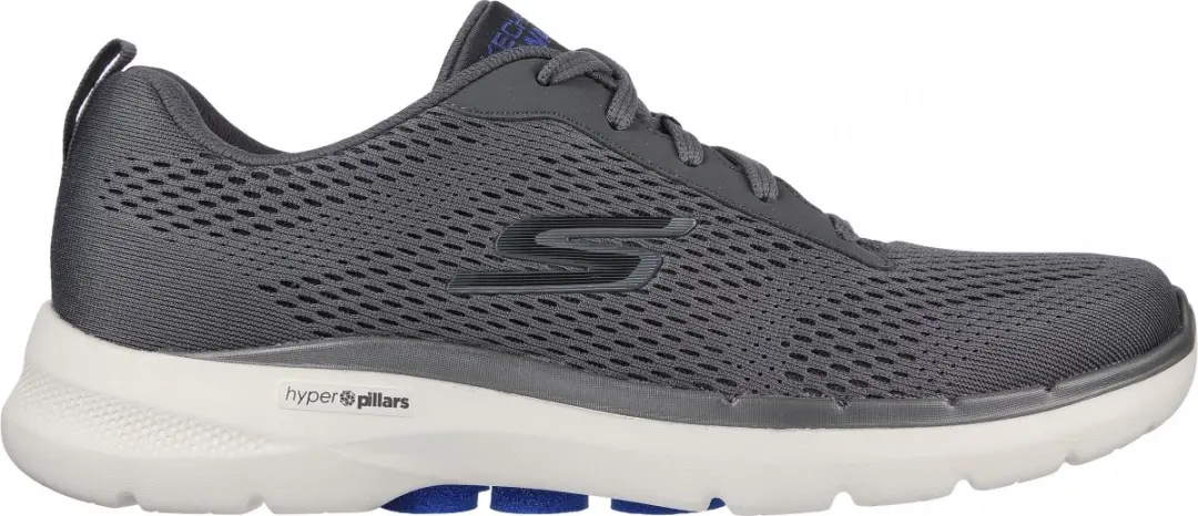 Skechers Go Walk 6 Avalo Sneakers - Grijs - 44 - afbeelding 2 van 6
