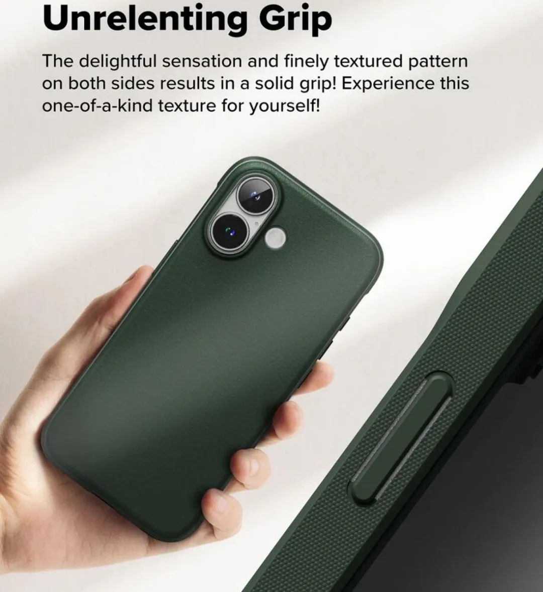 Ringke Onyx Magnetic iPhone 16 Hoesje - Groen