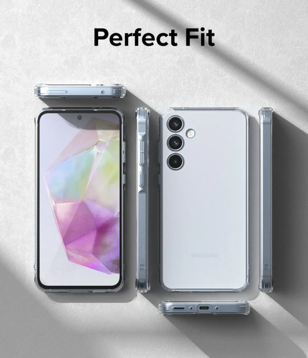 Ringke Fusion Hoesje Samsung Galaxy A35 - Matte Transparant