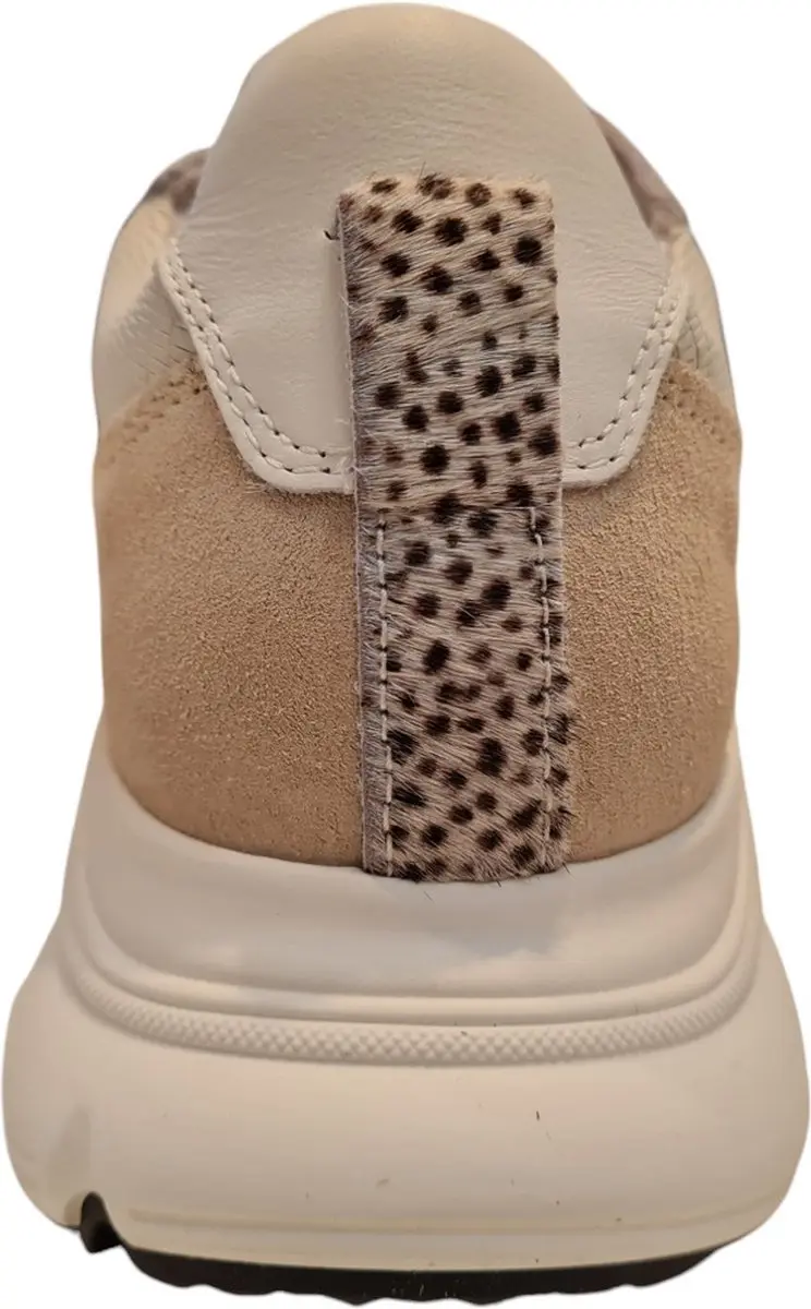 Maruti Raven Suede Sneakers - Beige-Black-White - afbeelding 2 van 6