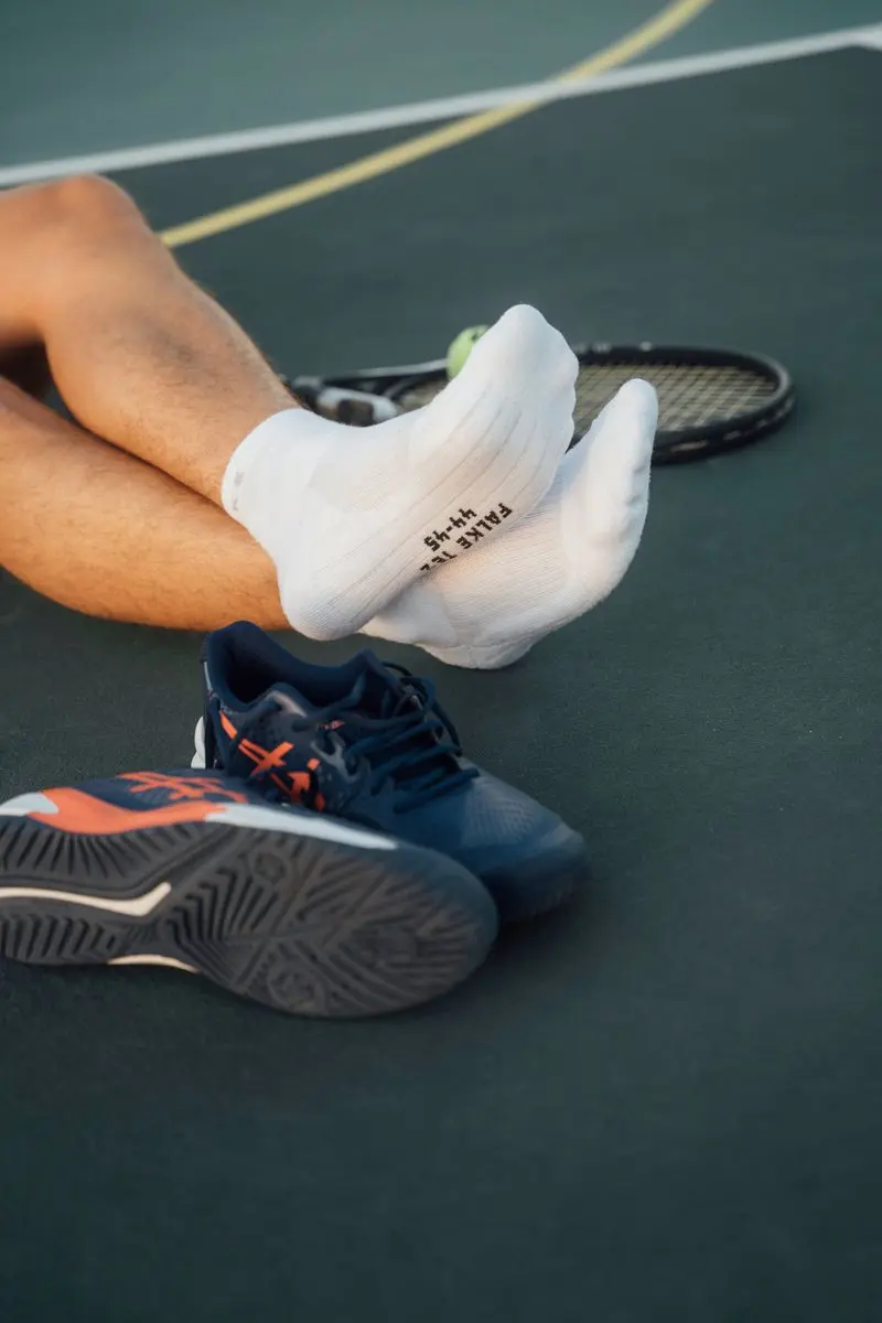 FALKE TE2 Short Tennissokken Heren - Wit - afbeelding 2 van 6
