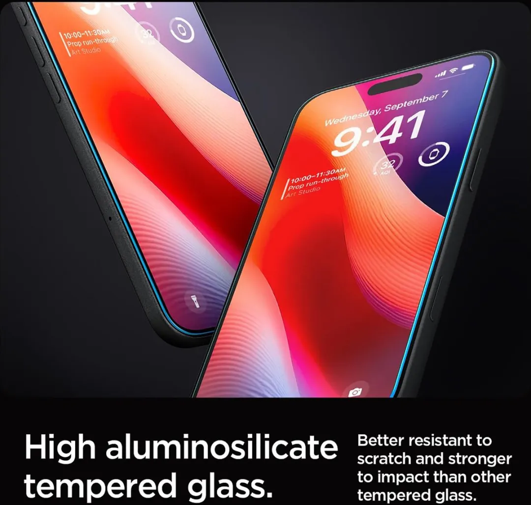 Spigen AGL07928 Screenprotector iPhone 17/17 Pro/16 Pro - 2 Stuks