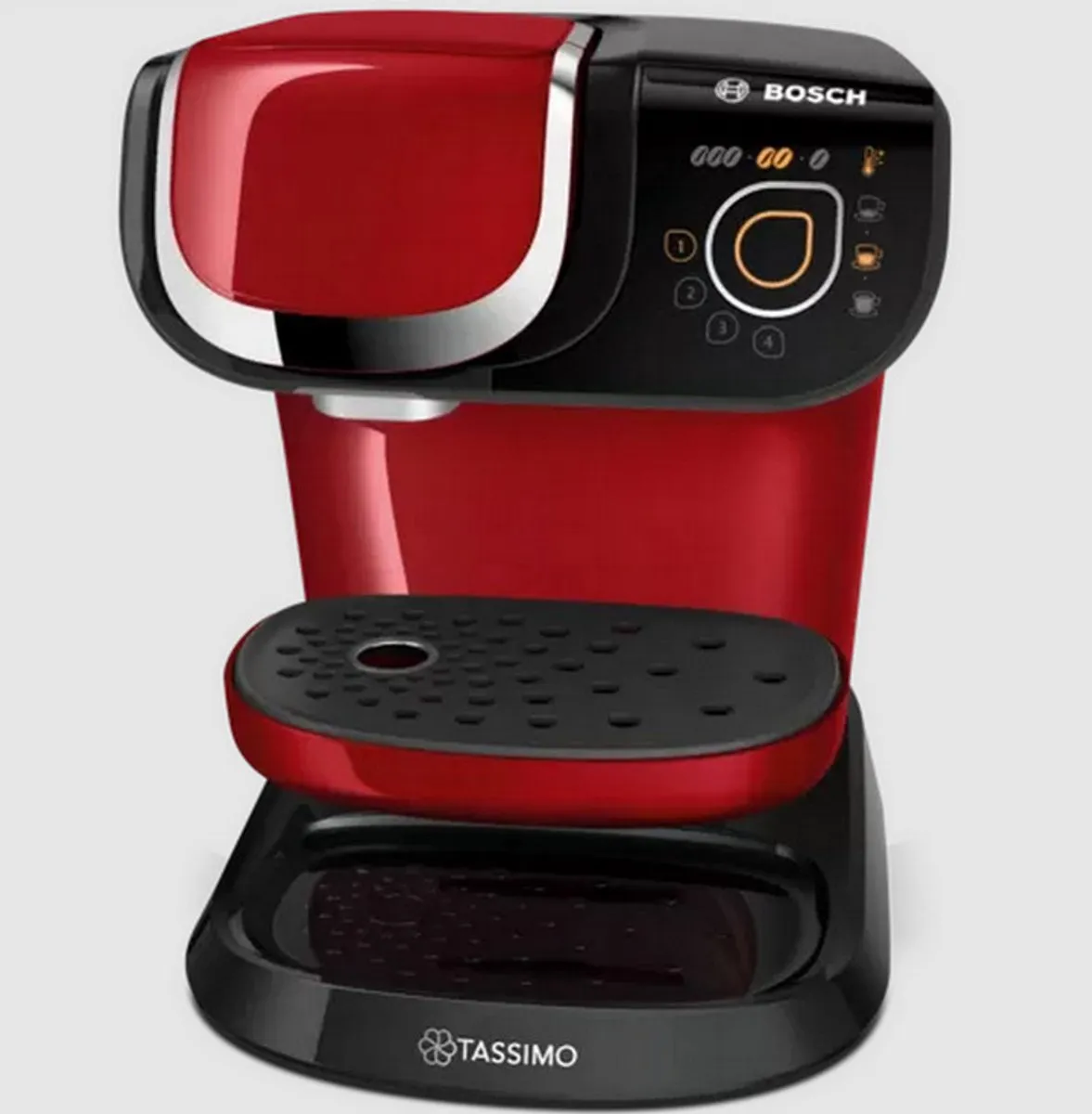 Bosch TAS6503 My Way Koffiepadmachine - 1,3L - Rood