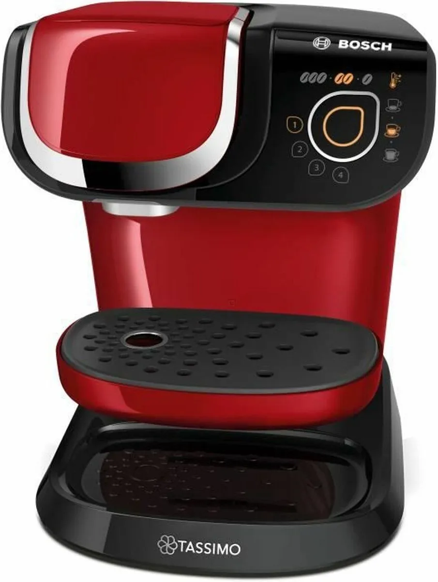 Bosch TAS6503 My Way Koffiepadmachine - 1,3L - Rood - afbeelding 6 van 6