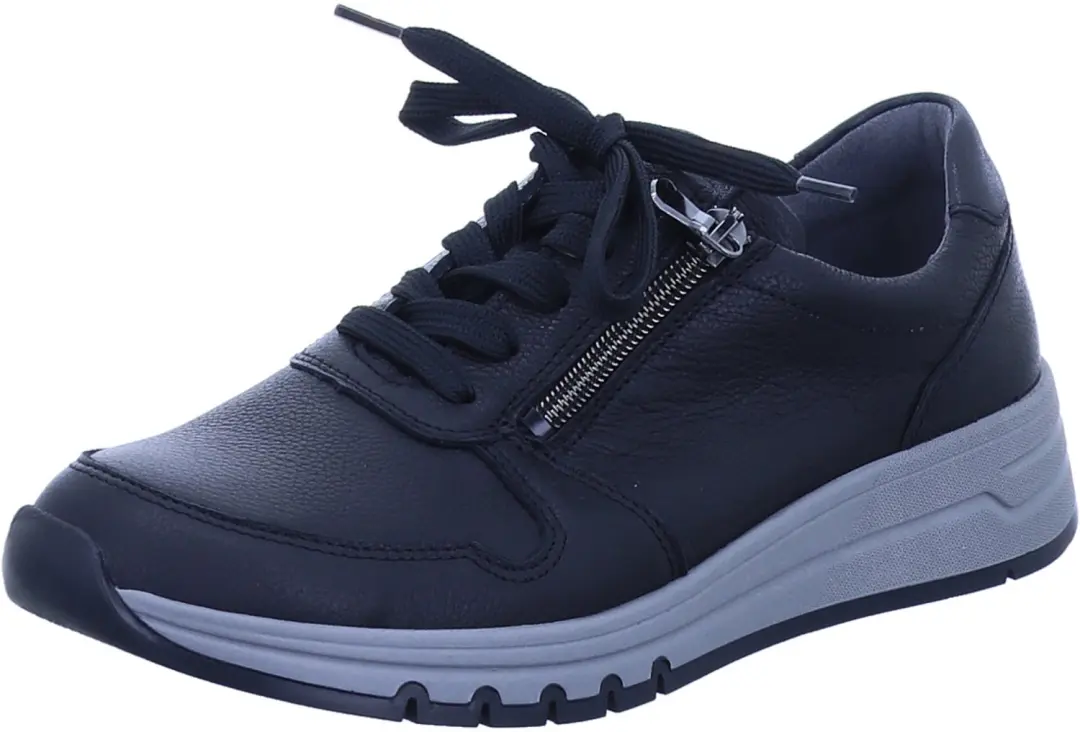 Waldläufer 957004 200 001 dames veterschoenen zwart maat 36