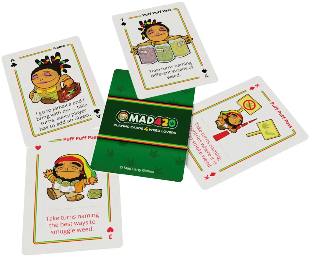 Mad420 - Kaart spel - Party spel - weed - wiet - Smokers game