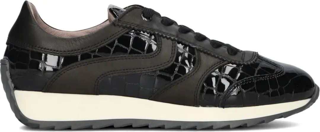Dl Sport 6745 Sneakers - Lakleer - Dames - Zwart - Maat 41