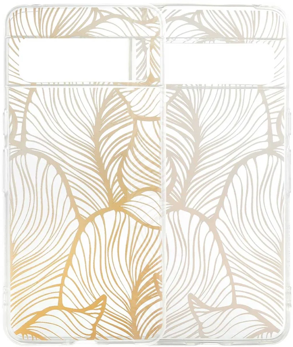 imoshion Hoesje Google Pixel 8 Pro Golden Leaves Transparant