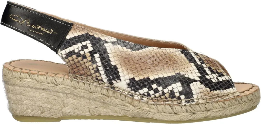 Fred De La Bretoniere Espadrille Jamy Sling Brown - Maat 42
