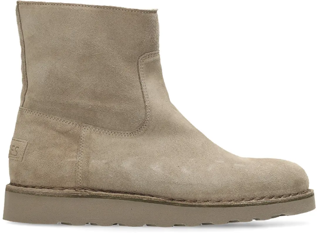 Shabbies Amsterdam Palissa Mila Zip dames gevoerde boots - Taupe - Maat 40 - afbeelding 2 van 6