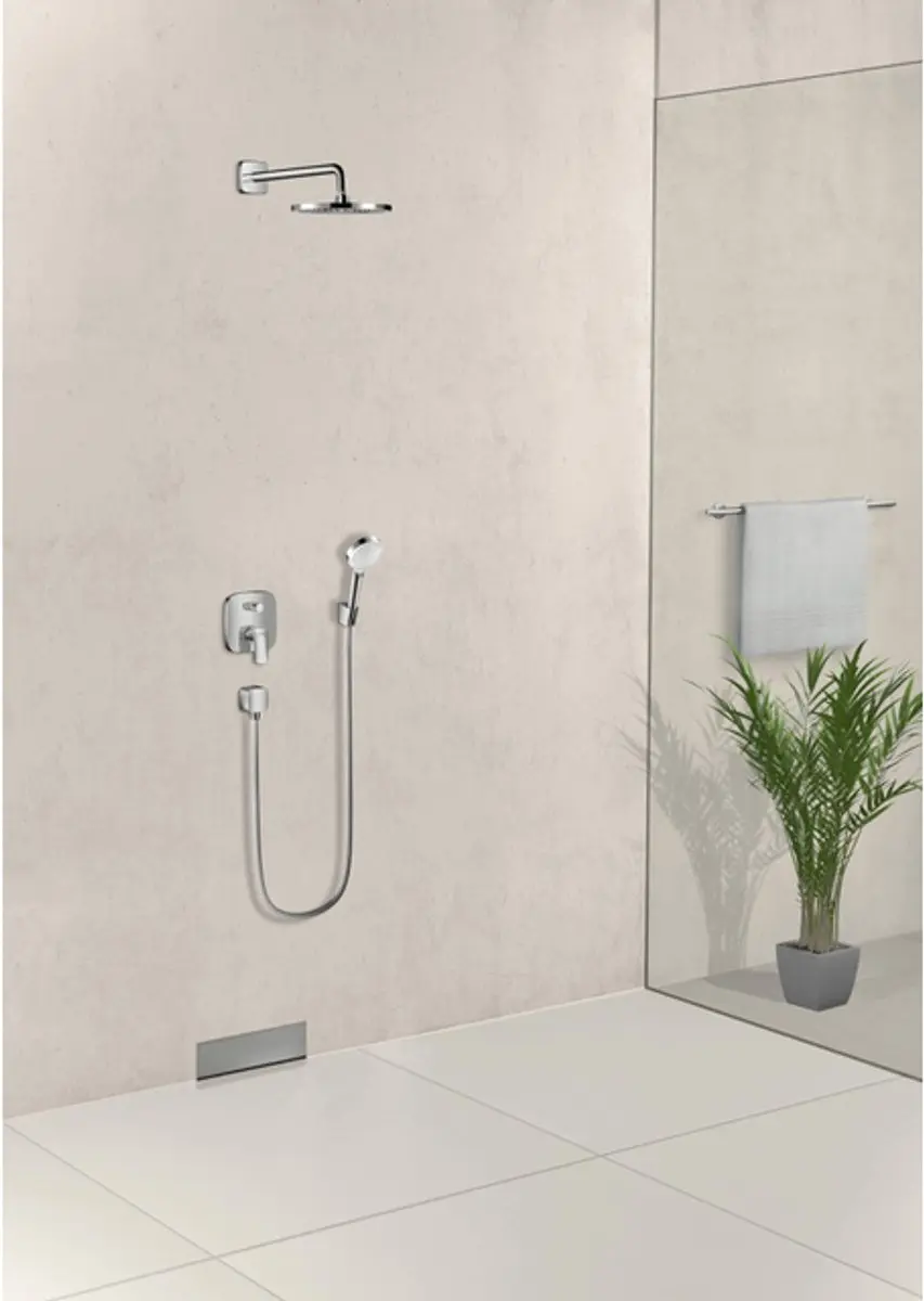 Hansgrohe Logis Afbouwdeel - voor inbouw badkraan - met omstel - voor I box universeel - inbouwdeel - hoogglans chroom - afbeelding 3 van 6
