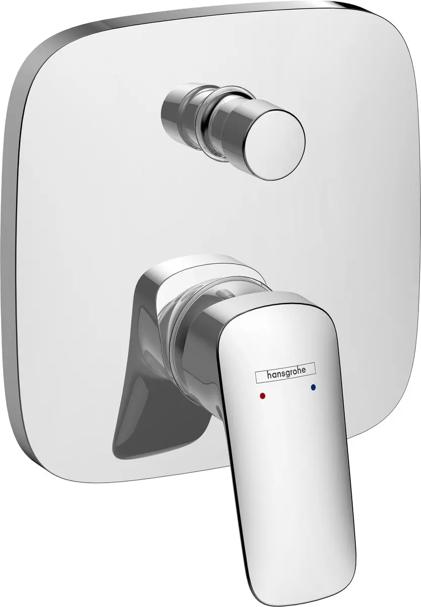 Hansgrohe Logis Afbouwdeel - voor inbouw badkraan - met omstel - voor I box universeel - inbouwdeel - hoogglans chroom - afbeelding 2 van 6