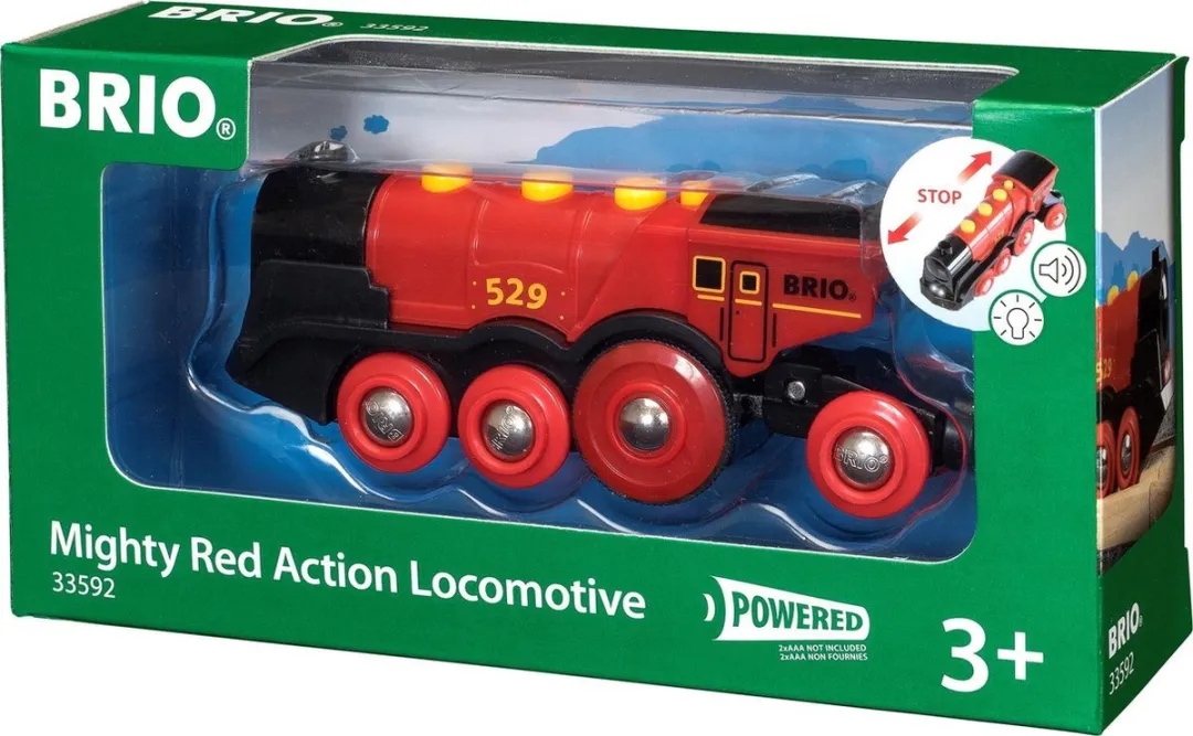 BRIO Rode Locomotief 33592