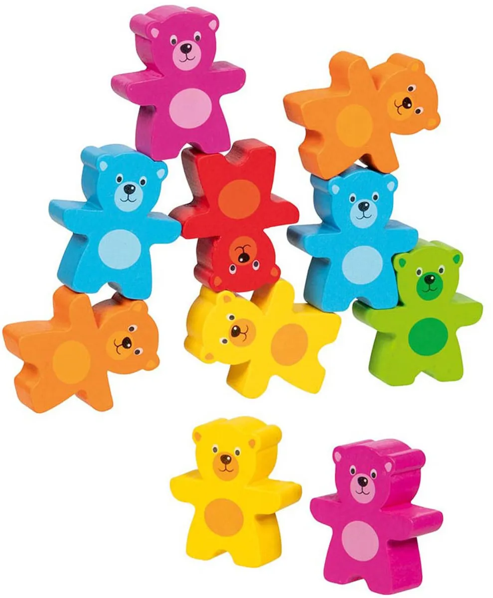 Goki Stacking Game - 18 Stuks Multicolor