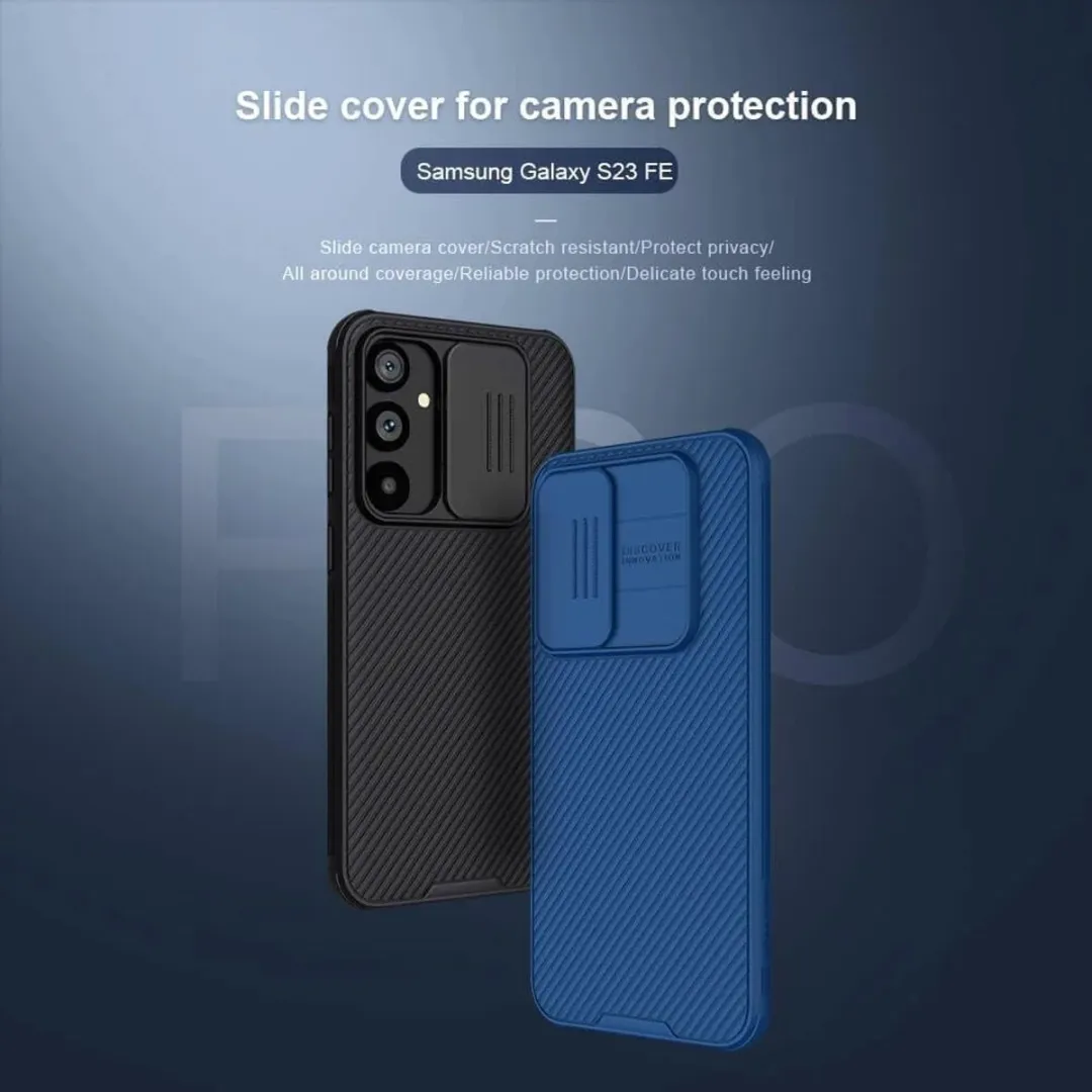 Nillkin CamShield Hoesje Samsung Galaxy S23 FE - Zwart