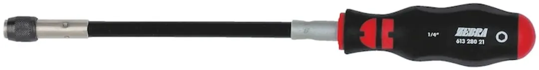 Würth Schroevendraaier, 1/4 inch met snelwisselkop en flexibele as