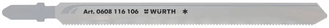 Würth Eén-ster decoupeerzaagblad voor de bouw voor dun plaatmetaal en sandwich