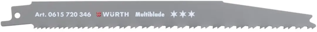 Würth Schrobzaagblad, drie sterren Multiblade