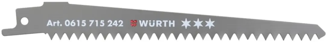 Würth Schrobzaagblad, bouw, drie sterren Voor gipsplaat