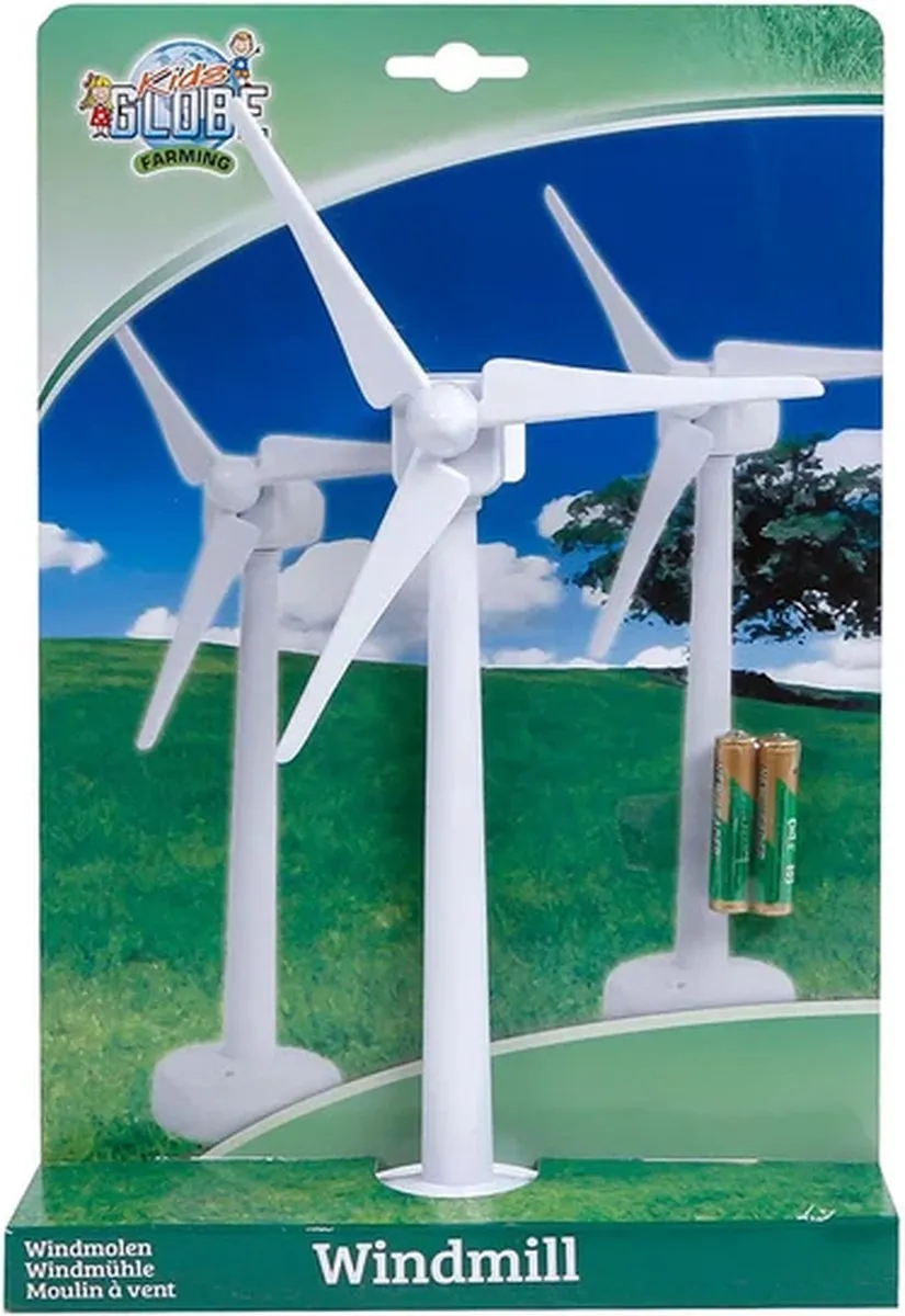Kids Globe Windmolen 29cm - Wit