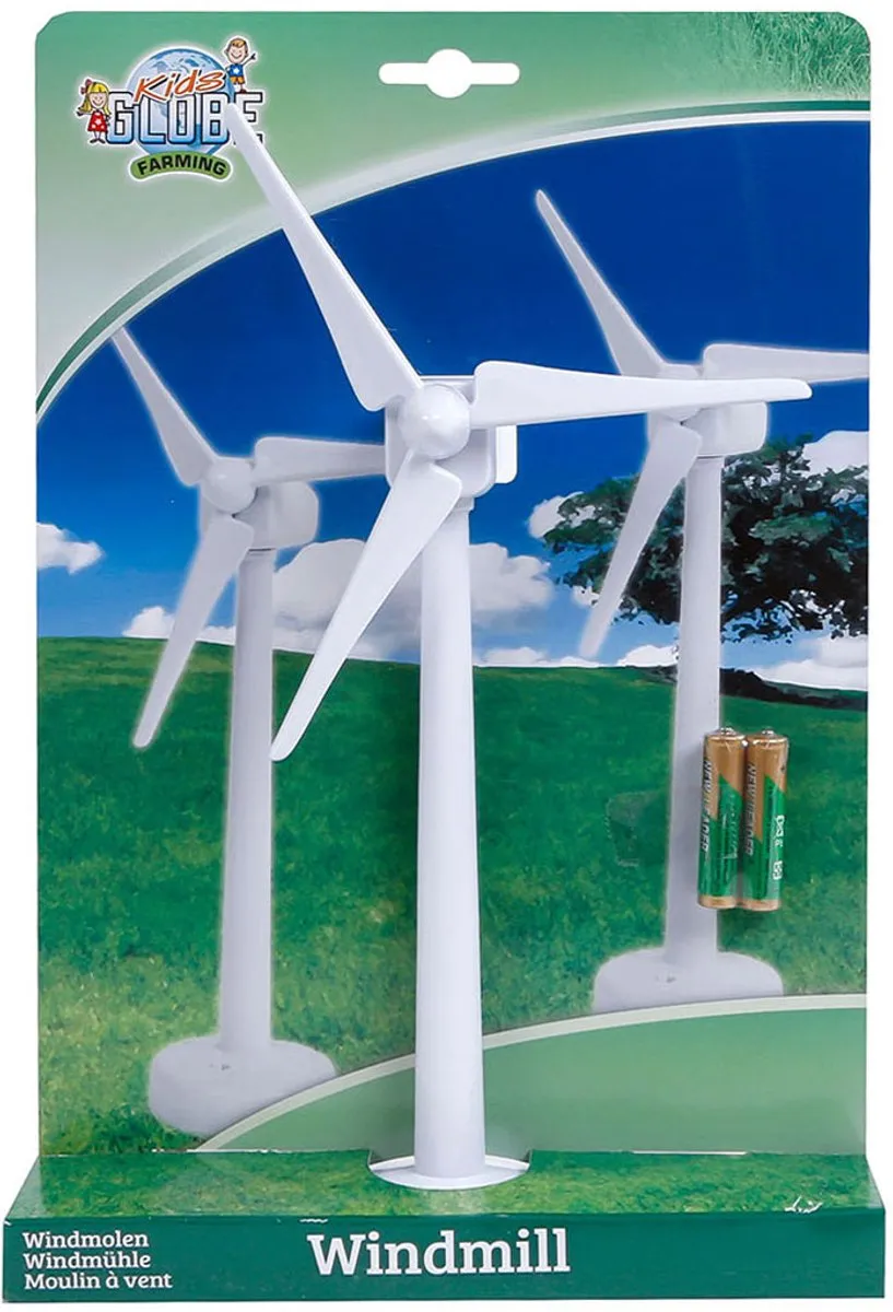 Kids Globe Windmolen 29cm - Wit - afbeelding 6 van 6