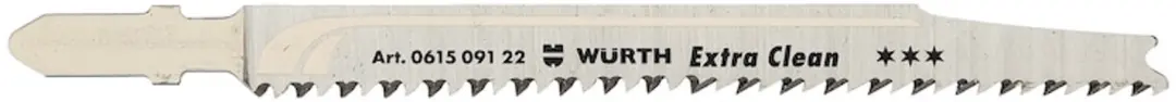 Würth Decoupeerzaagblad, hout, drie sterren Extra Clean
